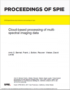 Multispectral imaging data by cloud-based processing holds great promise