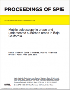 Mobile colposcopy in urban and underserved suburban areas in Baja California