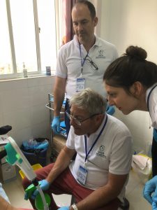 Dr. Goldstein and his team in China´s screening camp