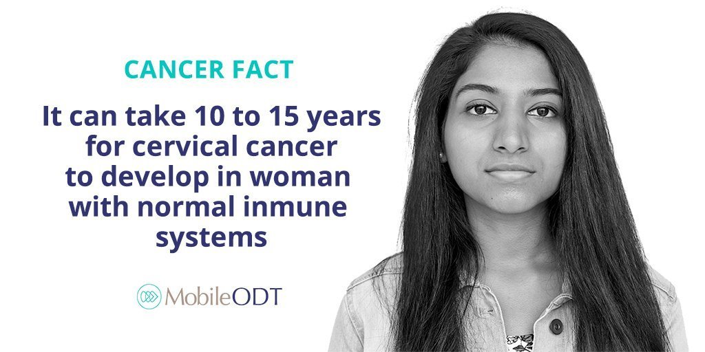 It can take 15 to 20 years to develop cervical cancer with normal immune systems